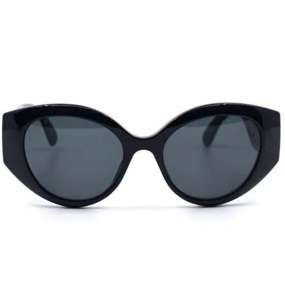 Gucci GG0809S-001 Women\'s Sunglasses Classic Black & Gold